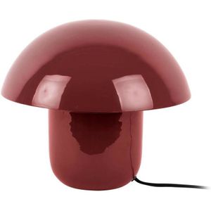 Leitmotiv Tafellamp Fat Mushroom - Rood - 29x29x25cm - Modern