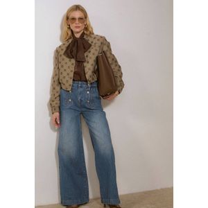 Josh V - Fabienne Jacket - Donkerbruin - Tussenjas