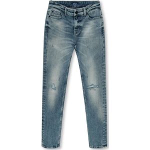 KIDS ONLY BOY slim fit jeans KOBROPE JAX bright blue denim