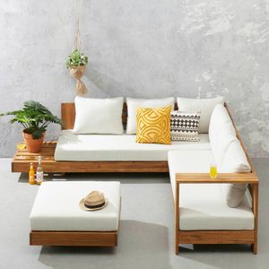 Wehkamp Home loungeset Belmonte (inclusief hocker)