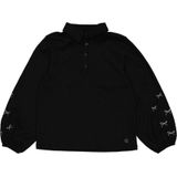 Quapi - HARTE - Fluwelen Sweater - Zwart