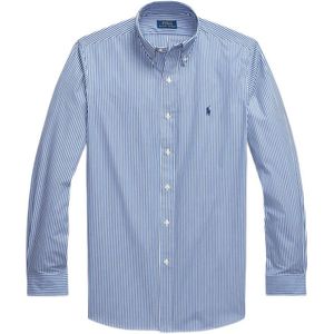 POLO Ralph Lauren regular fit overhemd met logo blue/white bengal stripe