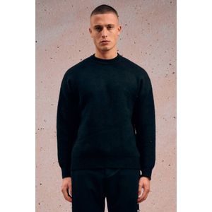 Croyez trui met backprint gebreid zwart