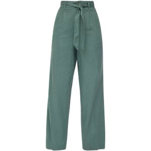 s.Oliver high waist wide leg pantalon petrol