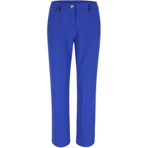LOLALIZA high waist straight fit pantalon blauw