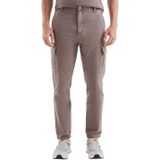 Broek - Casual Katoenen Twill Cargo - Regular Fit