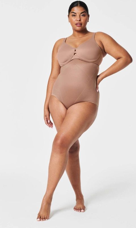 Spanx Thinstincts Shaper Slip 10402R CafÃ© au Lait (donkere huidskleur) - maat S