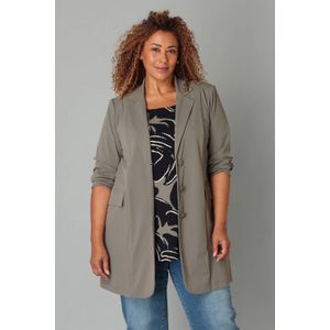 Colletta - Oversized Blazer - Olijfgroen