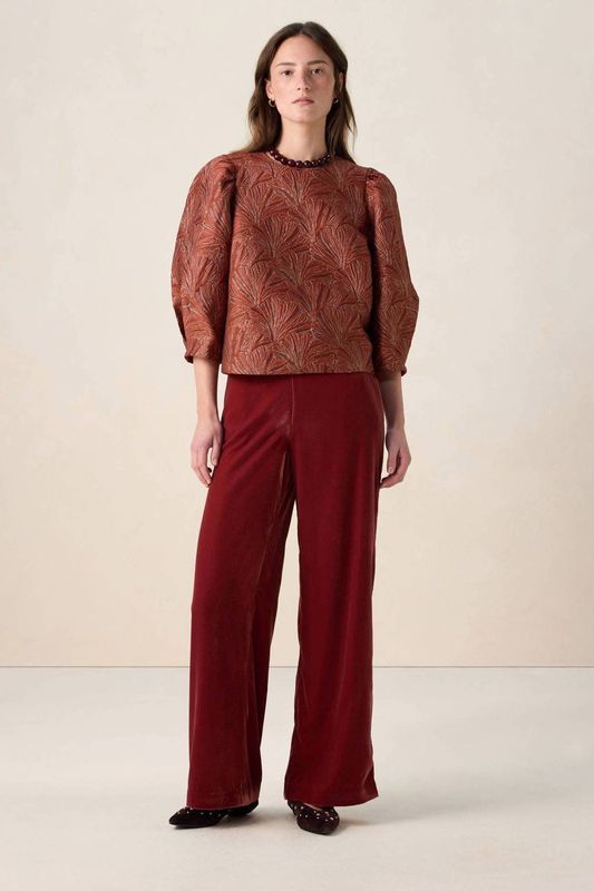 Sissy-Boy top roodbruin