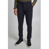 Blend Gemêleerde Slim Fit Chino Antraciet