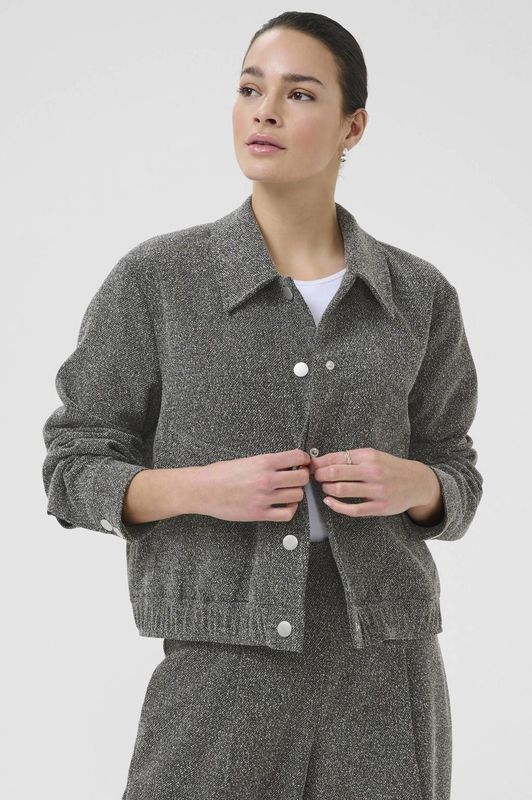 Kaffe jack grijs melange