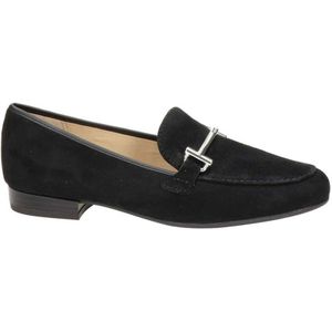 Ara Kent suède loafers zwart