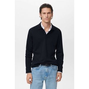 MANGO MAN - Garethp - Trui - Navy - Lange Mouw