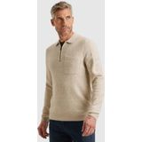 Vanguard - Rugby met Halve Rits - Off White - Heren