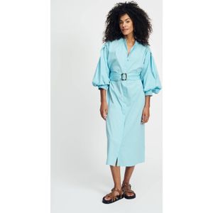 POM Amsterdam blousejurk blauw