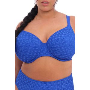 Elomi niet-voorgevormde crochet beugel bikinitop Bazaruto blauw