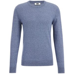 WE Fashion fijngebreide trui Rossi heavy blue