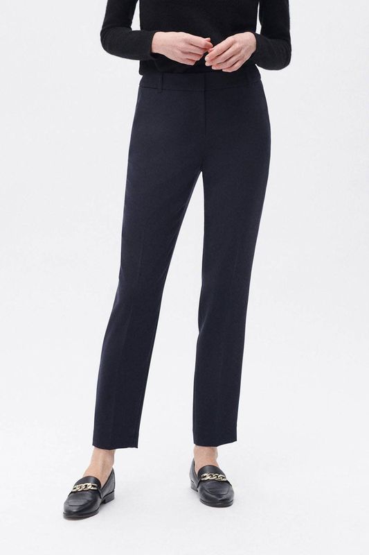 Caroll rechtvallend regular waist chino donkerblauw