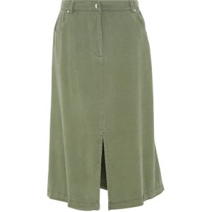 Cassis midi rok kaki