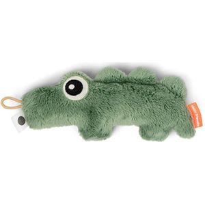 Done by Deer tiny croco green activiteiten knuffel 17 cm