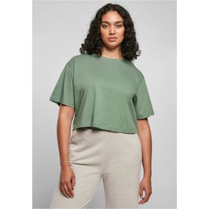 Urban Classics - Short Oversized Crop top Groen