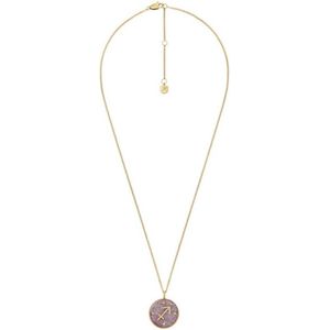 Fossil ketting JF04846710 Boogschutter sterrenbeeld goudkleurig