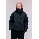 VILA - Gewatteerde Donsjas - Zwart - Polyester