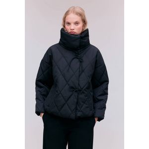 VILA - Gewatteerde Donsjas - Zwart - Polyester