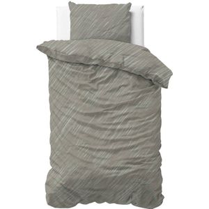 Sleeptime - Dekbedovertrek - Grijs - Mellow Stone - 140x200x220 + 1 Kussensloop 60x70