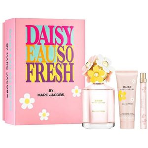 Marc Jacobs Daisy So Fresh geschenkset - eau de toilette 125 ml + bodylotion 75 ml + mini spray 10 ml