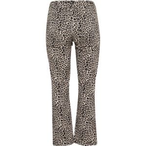 Kaffe Curve straight fit jeans met panterprint