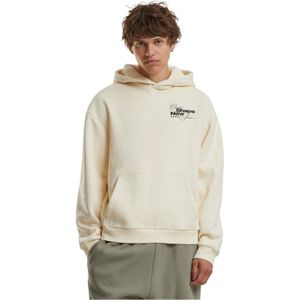 Mister Tee hoodie met backprint ecru