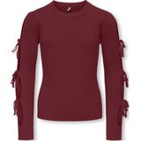 KIDS ONLY GIRL - Ribgebreide Trui - Met Strikje - Viscose