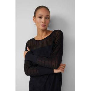 s.Oliver BLACK LABEL Fijn gebreide jurk met lange mouwen, 9999, 34