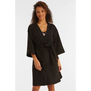 Dreamcovers jersey badjas zwart