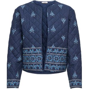 Jacqueline de Yong - Jdysunset Quilted Jacket - Damesjas - Total Eclipse/Azure Blue