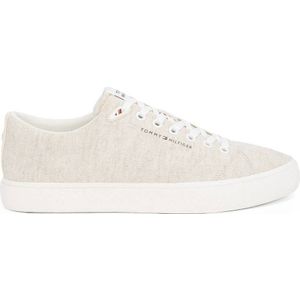 Tommy Hilfiger linnen snekers beige