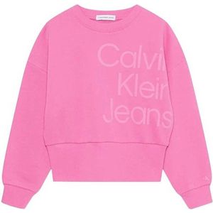 Calvin Klein sweater met logo roze