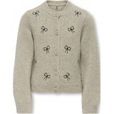 ONLY GIRLS - Vest - Gebreid - O-hals - Lange Mouwen - Regular Fit