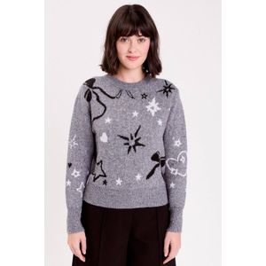 Cache Cache gebreide trui grijs