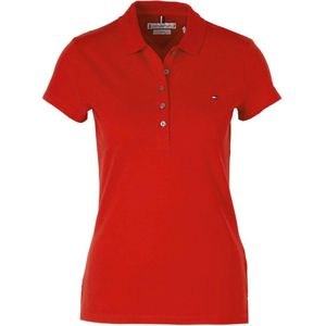 Tommy Hilfiger polo slim fit rood