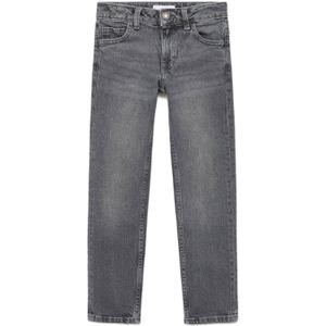 Mango Kids regular waist regular fit jeans grey denim