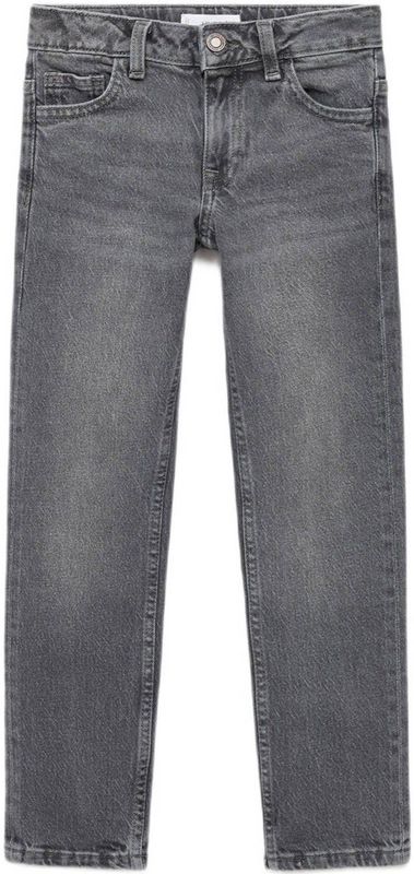 Mango Kids regular waist regular fit jeans grey denim