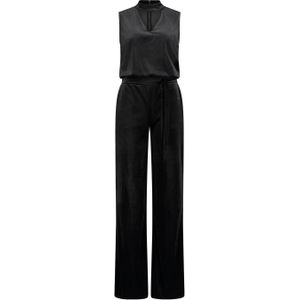 Expresso jumpsuit fluweel zwart