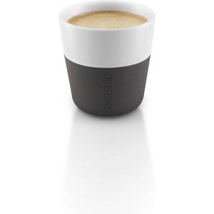 Eva Solo Espresso Tumbler Carbon Black (2-delig) - Set van 2 stuks, 80 ml