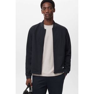 Mango Man sweatvest donkerblauw