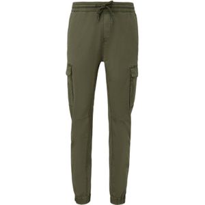 Q/S by s.Oliver slim fit cargo broek groen