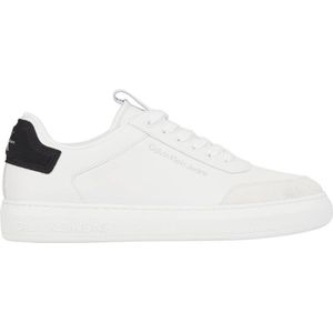 CALVIN KLEIN JEANS leren sneakers wit