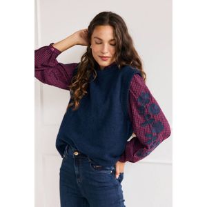 LOLALIZA blouse donkerrood
