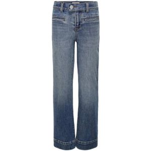 KIDS ONLY GIRL wide leg jeans KOGJUICY medium blue denim